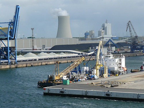 Rostock (GERMANY): Coal Power Plant in Rostock Harbour Steinkohlekraftwerk Überseehafen Rostock  